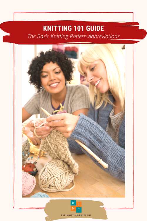 Knitting Patterns 101