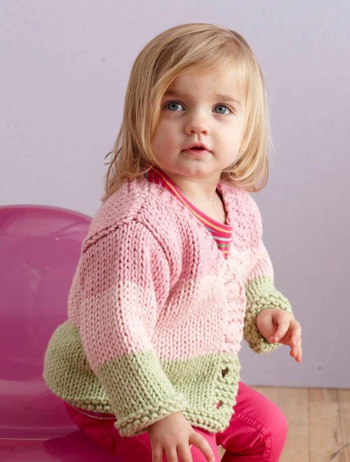 Fairy Tale Baby Cardigan Free Knitting Pattern