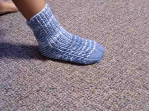 Easy to Knit Tube Sock in Three Yarn Weights