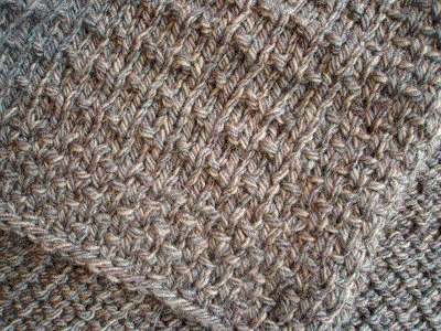 Elegant Lap Rug free knitting pattern
