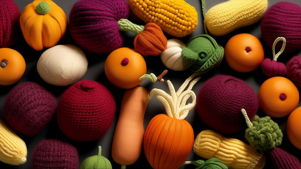 free knitting patterns for fruit and vegetables