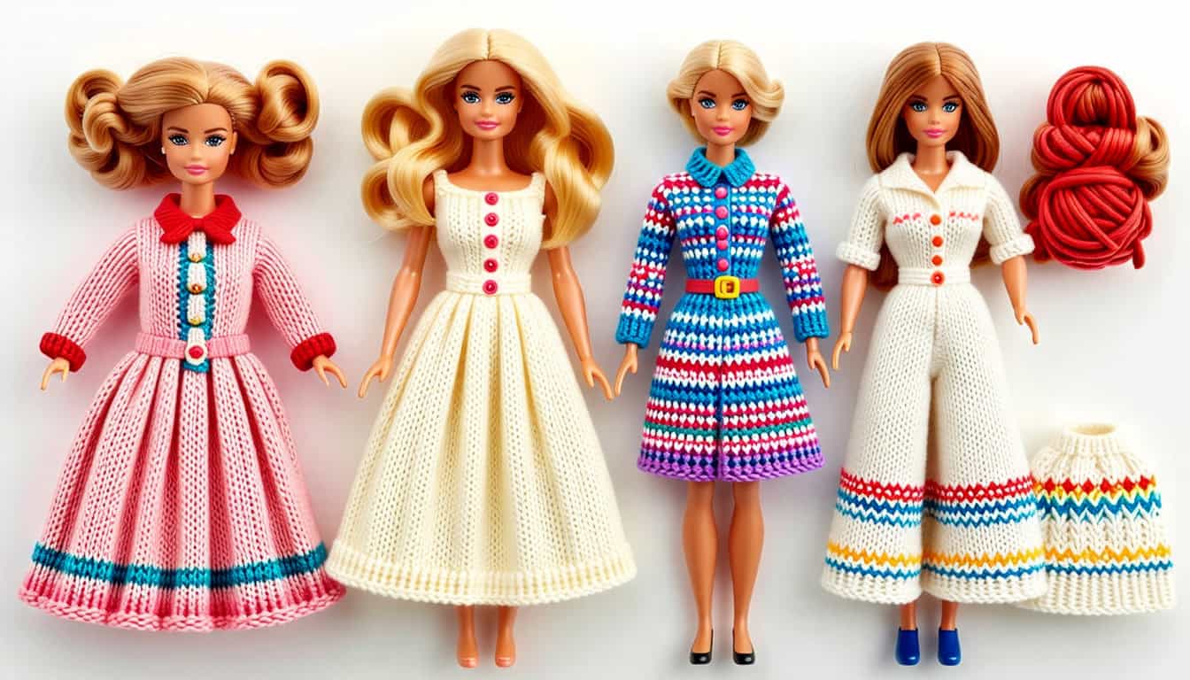 Free Knitting Patterns for Barbie Dolls Clothes Free TheKnittingPatterns