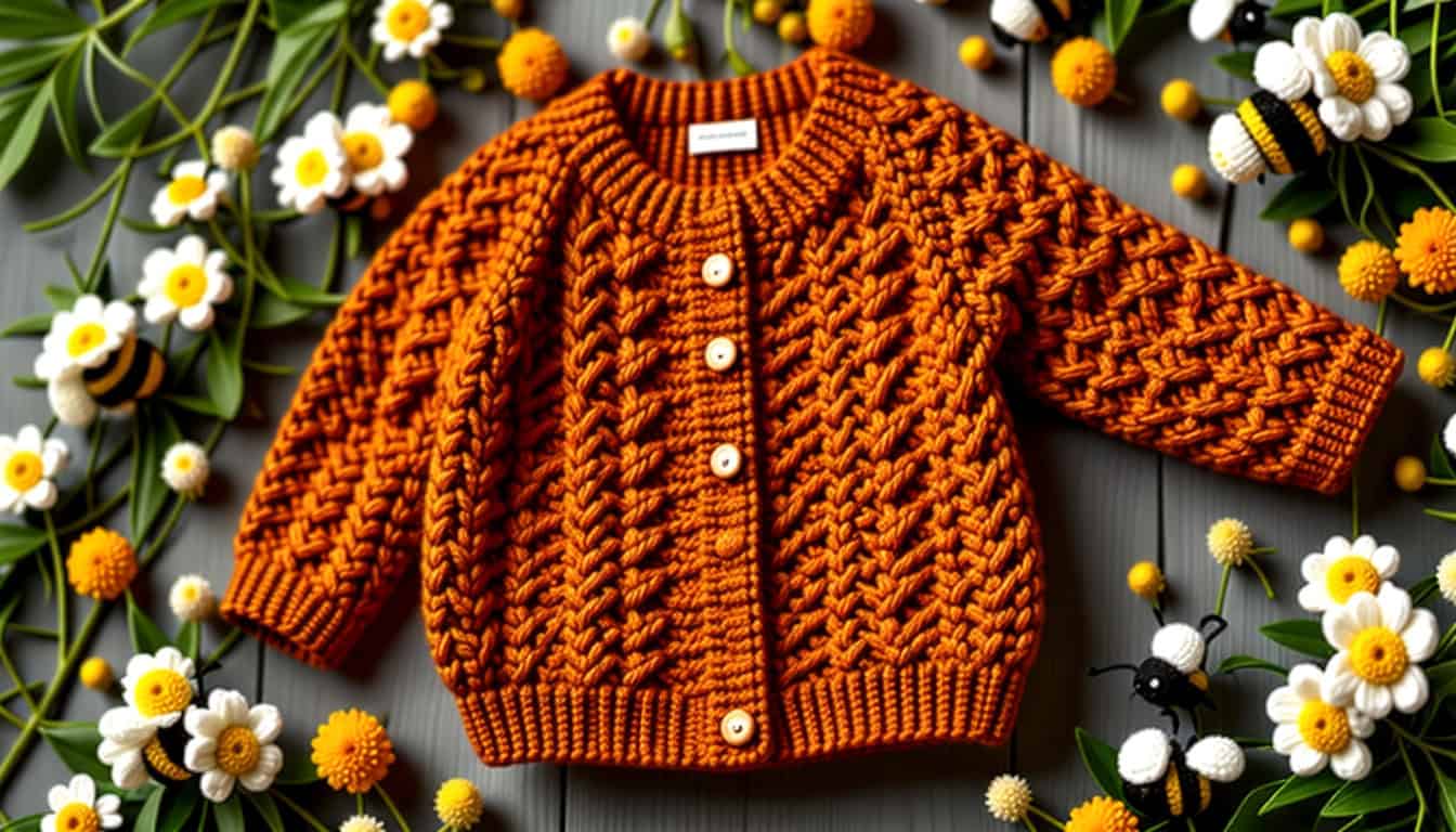 Bumblebee Cardigan: For the Love of Bees and Warmth