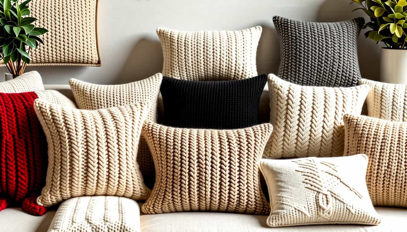 15 Exquisite Free Knitting Patterns for Cushion Covers