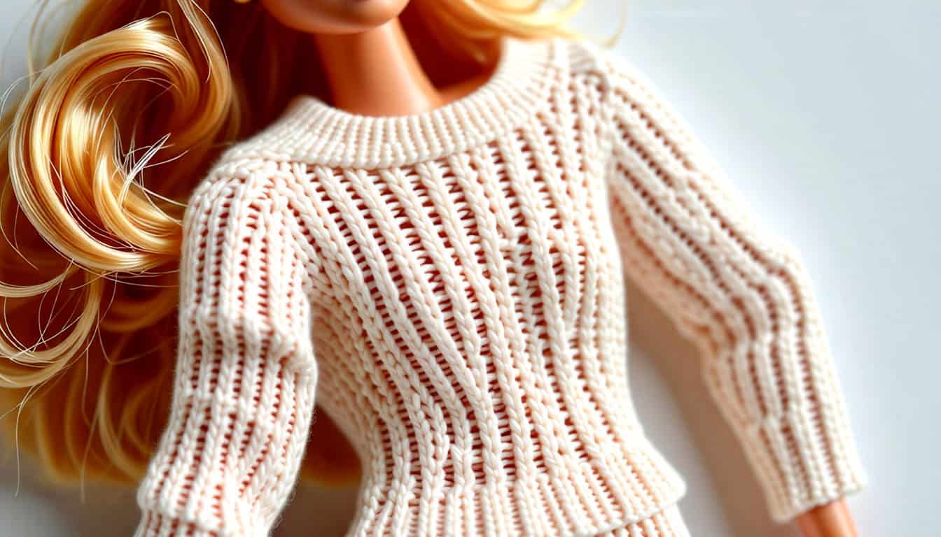 Modern Barbie Doll Clothes Knitting Patterns