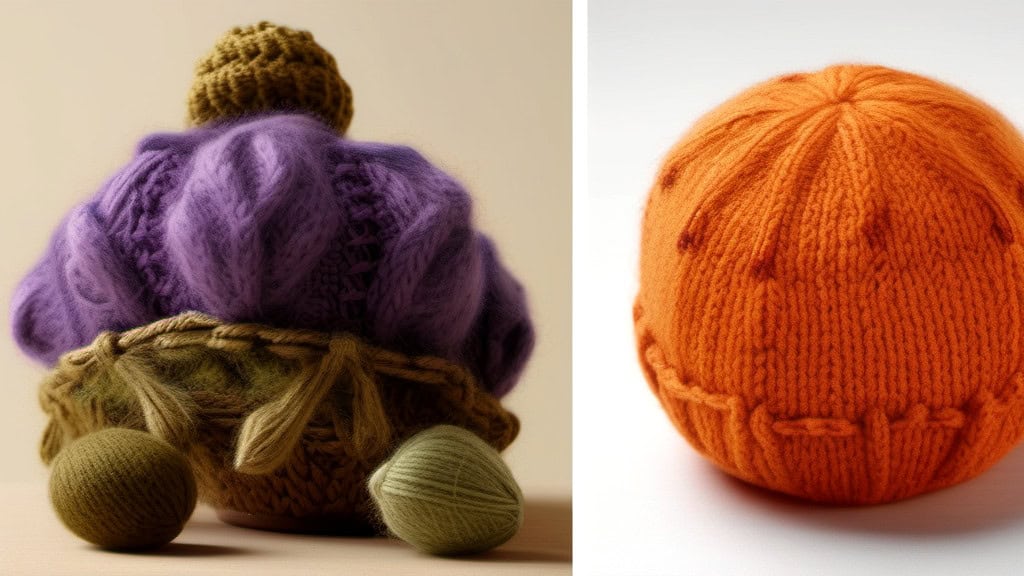Juicy Orange Stress Ball Free Knitting Pattern