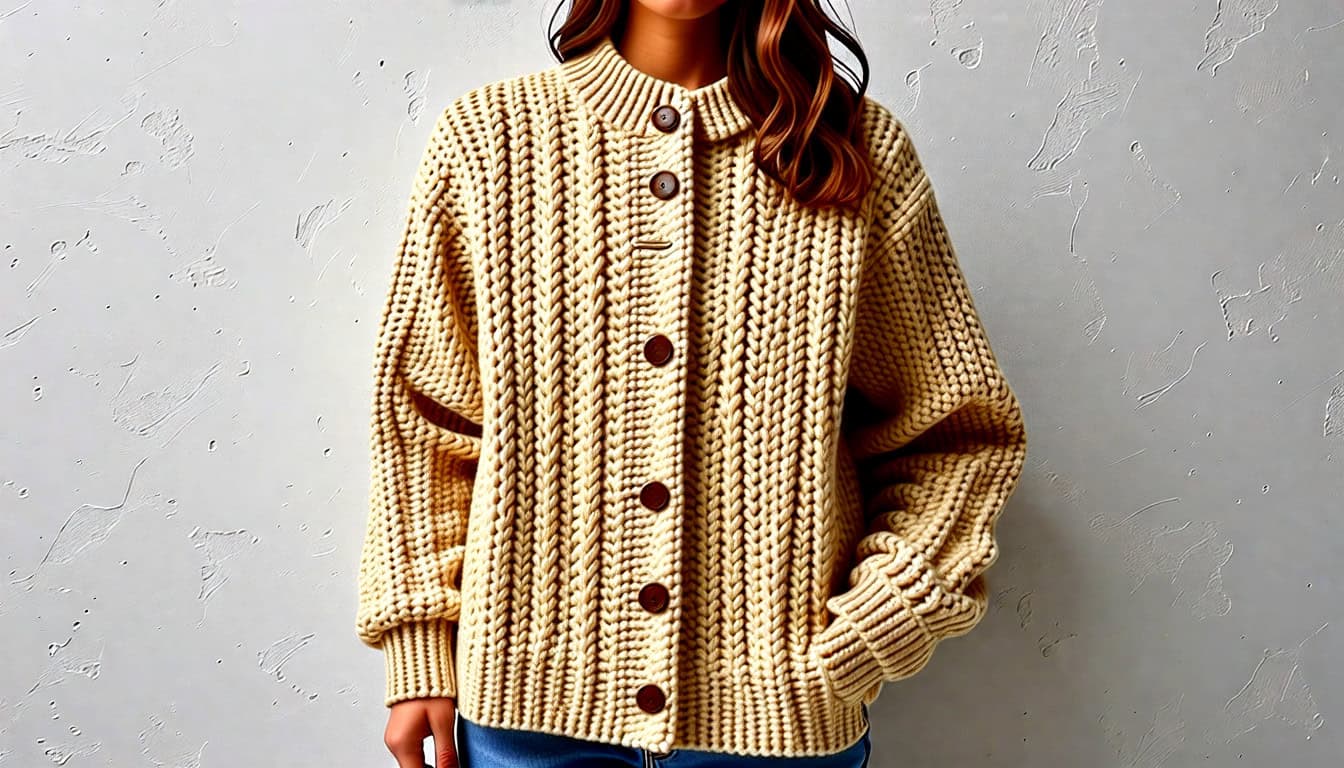 Easy Steps for the Uda's Knit Jacket Pattern