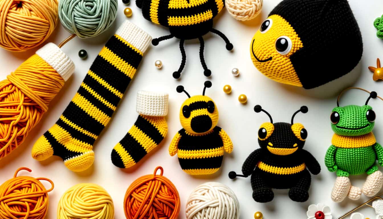 free knitting patterns for bumblebees