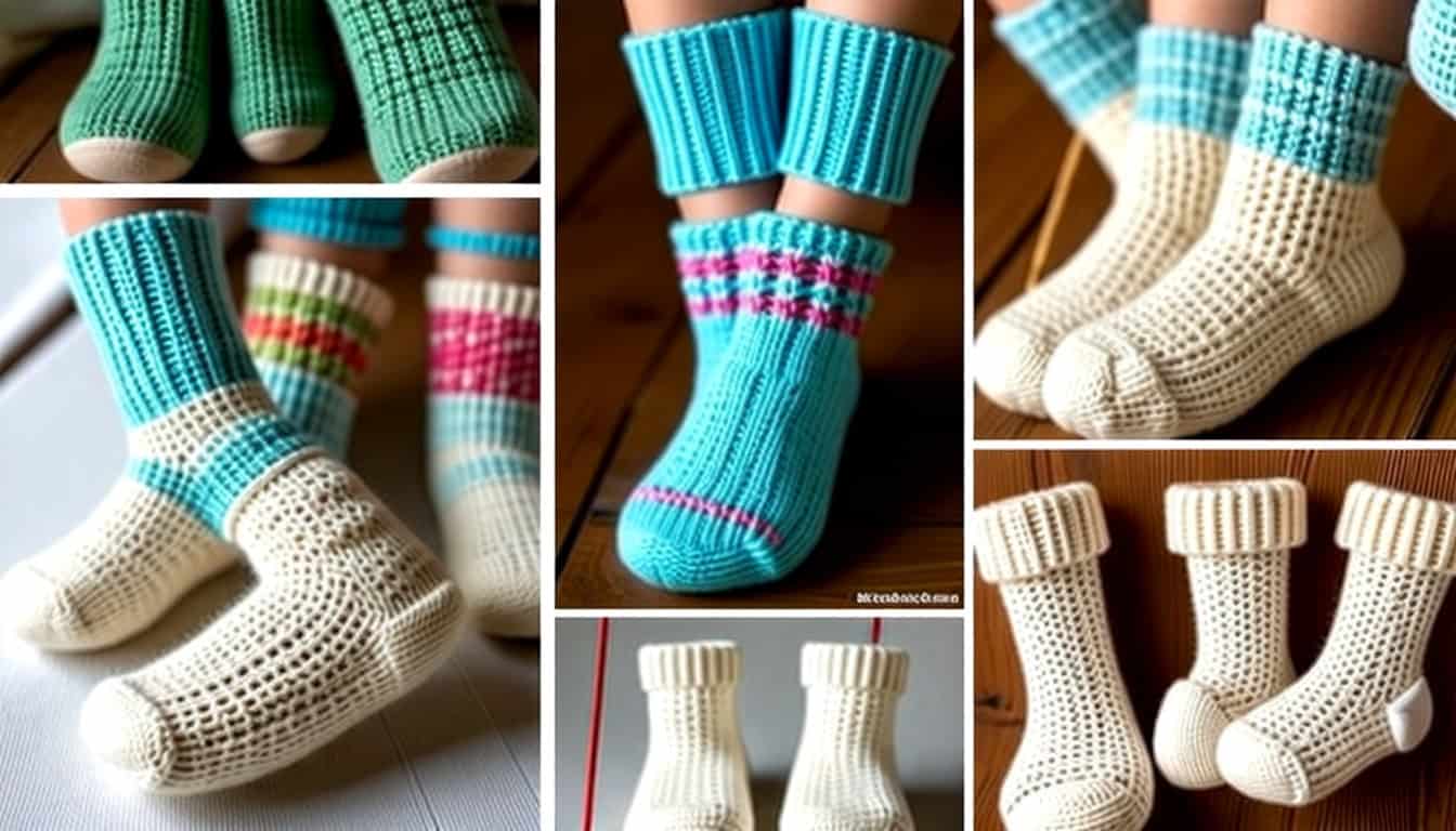 free knitting patterns for childrens socks