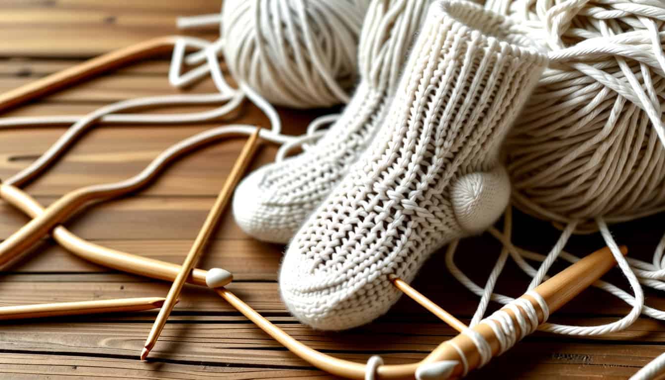 The Advantage of Circular Needles in Knitting Children's Socks