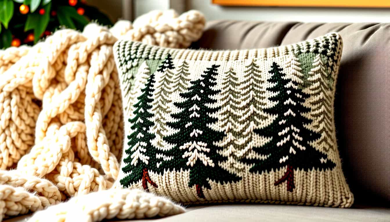 The Pine Forest Pillow Design