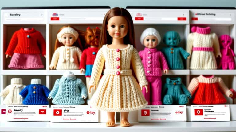 Free Knitting Patterns for 9 Inch Dolls Clothes