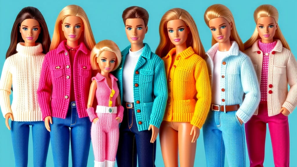 free knitting patterns for barbie and ken dolls