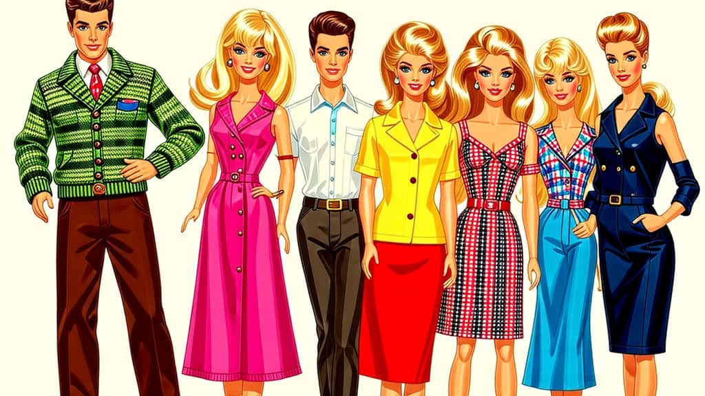 The Charm of Vintage Barbie Patterns