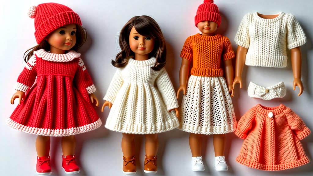 Knitting Patterns for Doll Seasonal Clothes