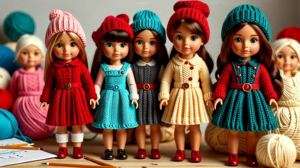 free knitting patterns for 9 inch dolls clothes