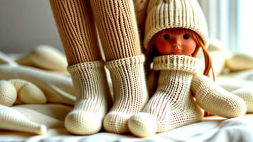 Knit Socks for Traditional Type Waldorf Dolls