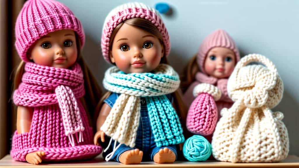 Adding Knitted Accessories to Your Doll's Wardrobe