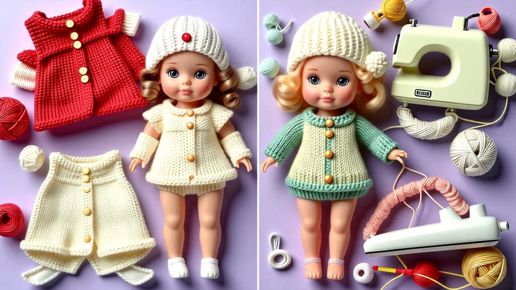 Sewing vs Knitting: Which is Better for Doll Clothes?