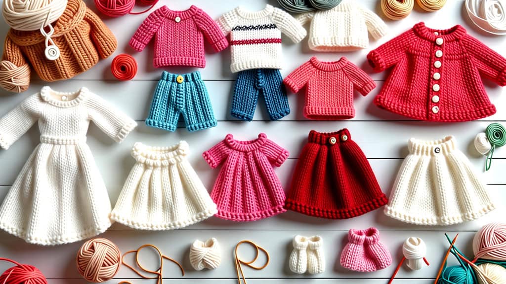 free knitting patterns for 6 inch dolls clothes