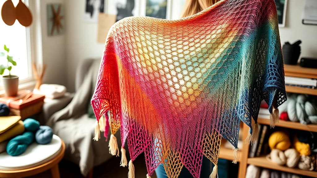 Free Asymmetrical Shawl Knitting Patterns