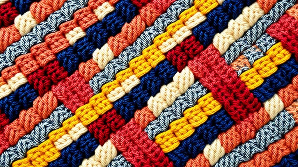 Diagonal Entrelac Pattern