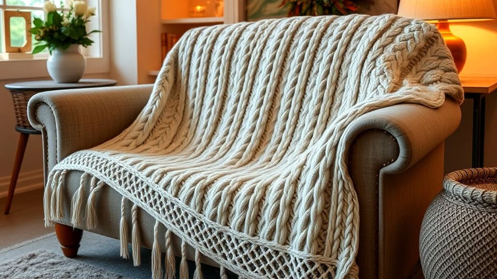 Popular Aran Throw Designs