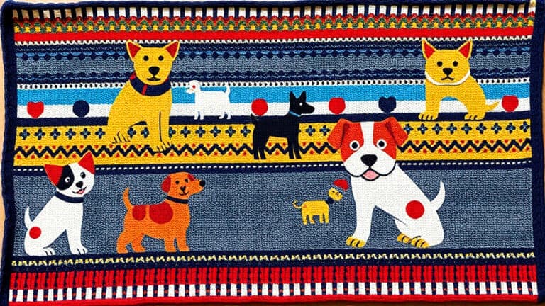 Free Dishcloth Knitting Patterns Dog