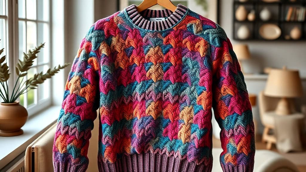 Entrelac Sweater Pattern