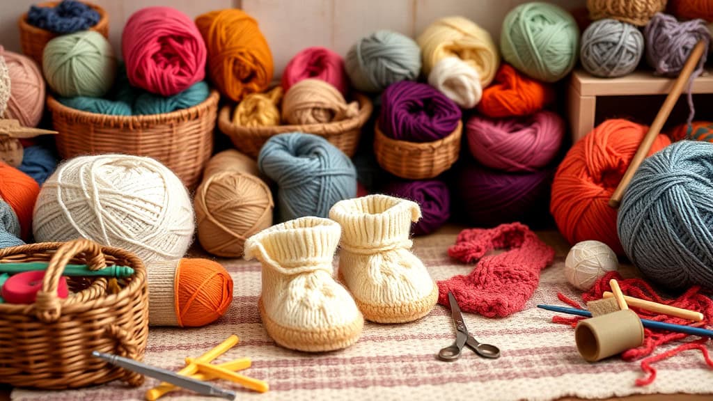 Choosing the Right Yarn for Doll Shoes