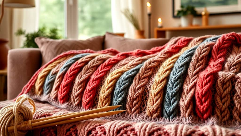 Free Aran Throw Knitting Patterns