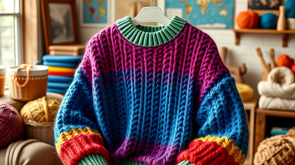 How to Knit an Oversized Sweater