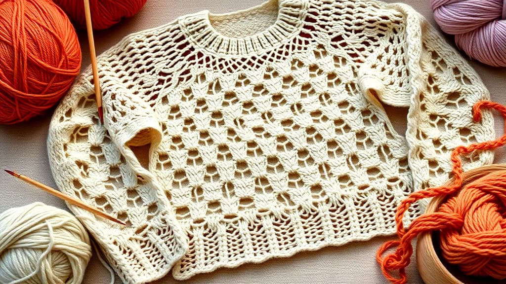 Pretty Lace Patterns for Knitting Sweaters