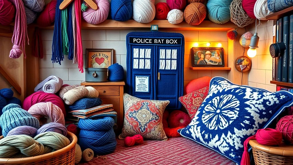 TARDIS Inspired Knitting Patterns