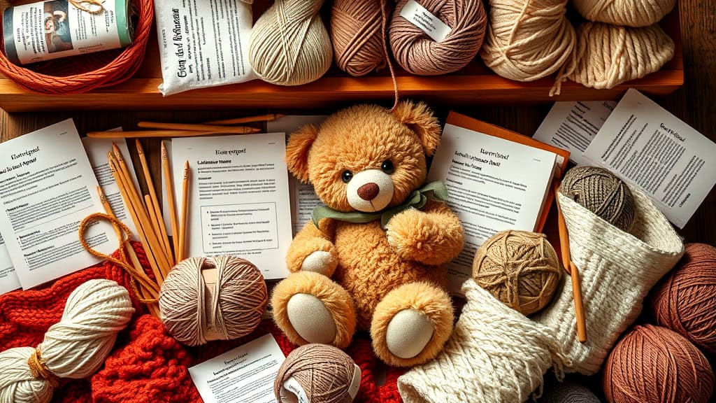 Teddy Bear Toy Knitting Instructions