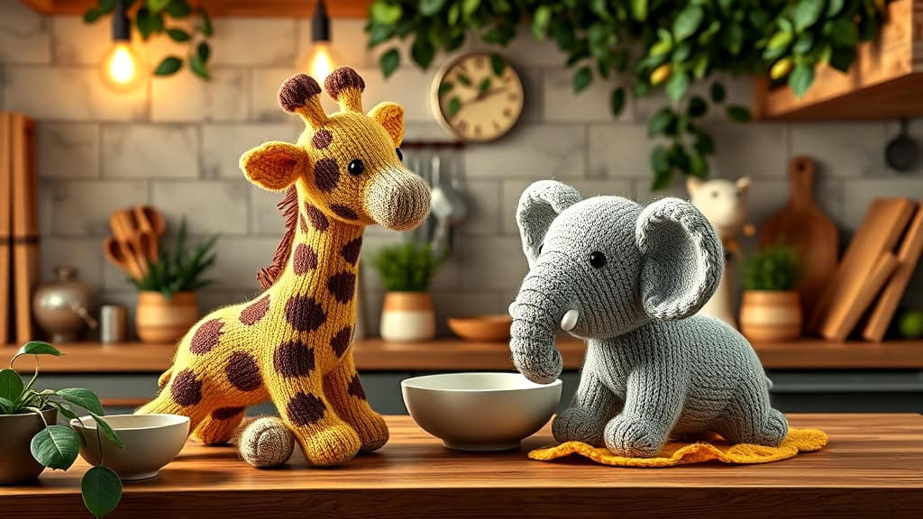 Giraffe and Elephant Pattern Ideas