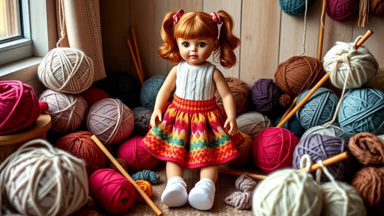18 Doll Knitting Patterns Free