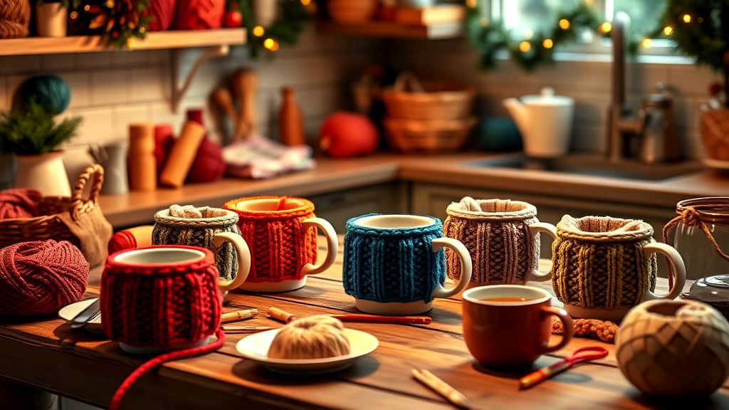Free Knitting Patterns For Mug Cozies
