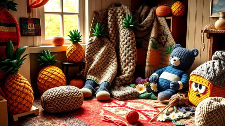 Free Pineapple Knitting Patterns