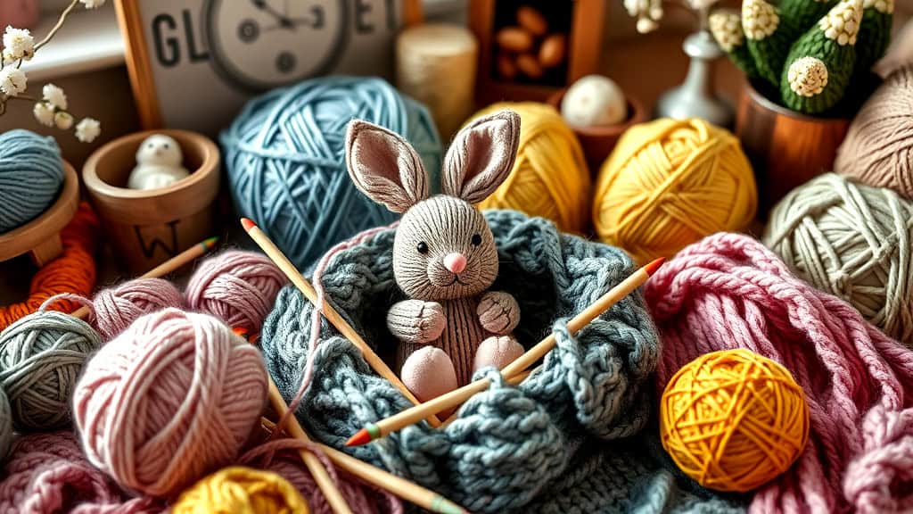 Seasonal Knitted Bunny Projects