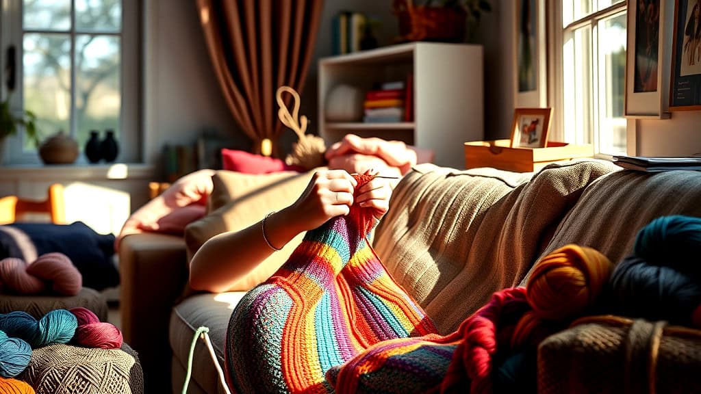Sock Knitting Patterns with Self-Striping Yarn