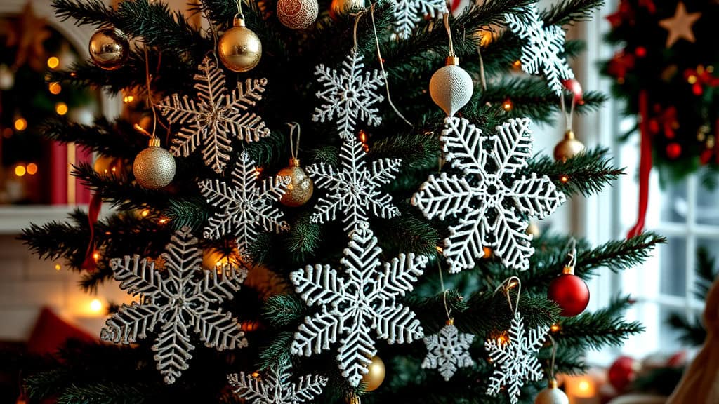 Enhance Your Tree with Knitted Designs
