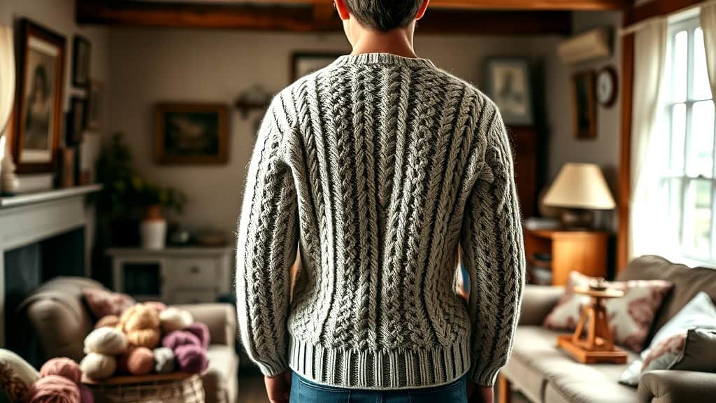 Men's Aran Cardigan Knitting Patterns Free