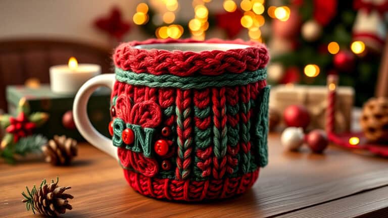 Free Knitting Patterns For Mug Cozies