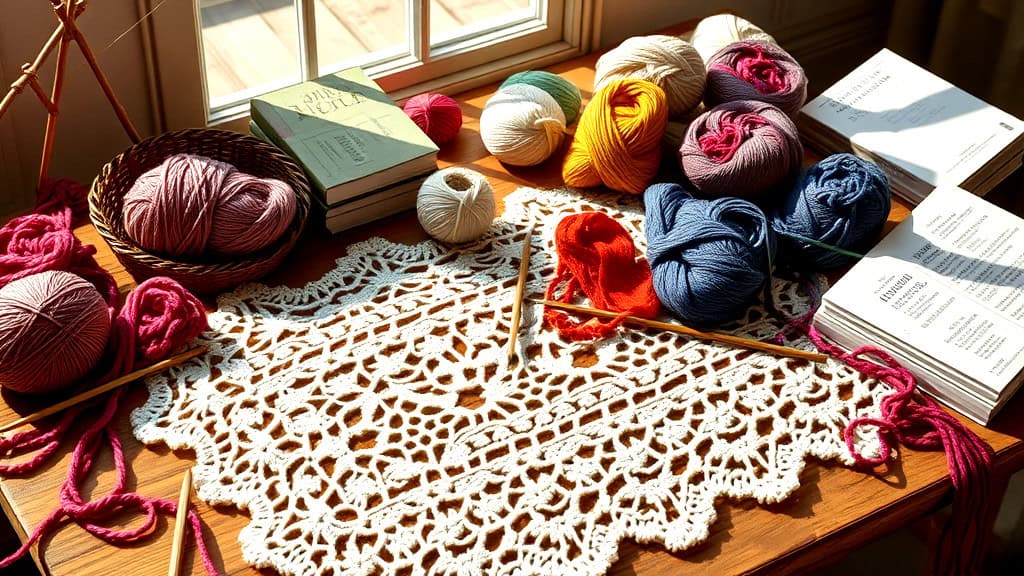 Yarn Choices for Table Runners