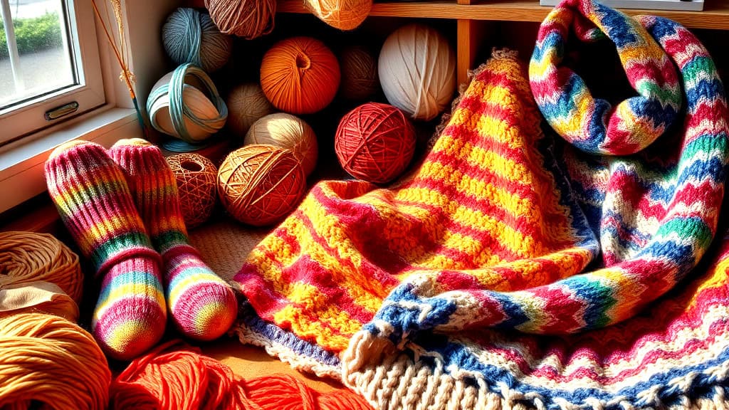 Knitting Patterns For Self-striping Yarn