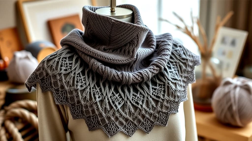 Mastering the Gothic Lace Cowl Mastering the Gothic Lace Cowl
