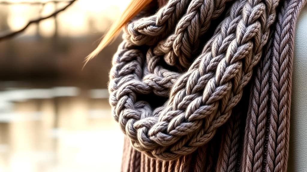 Braided Rib Scarf Overview