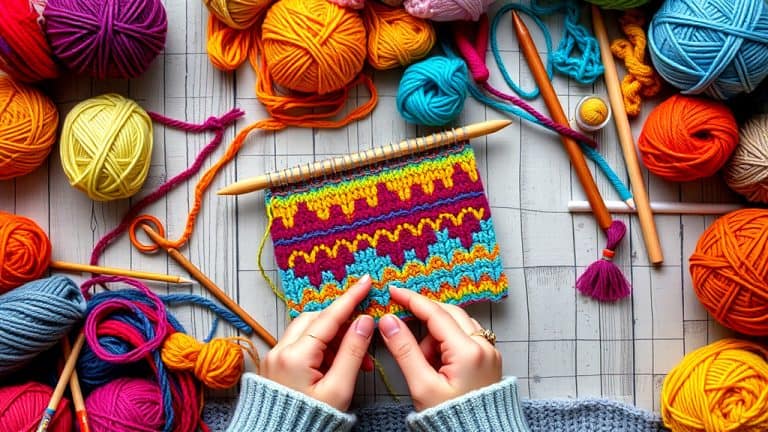 2 Color Slip Stitch Knitting Patterns