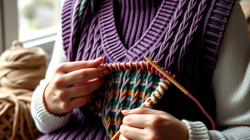 Step-by-Step Slipped Stitch Pattern Instructions